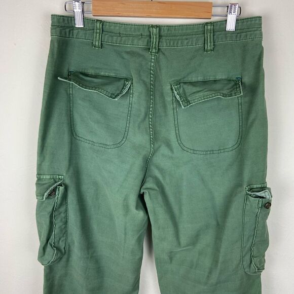 Anthropologie Pilcro Utility Cargo Pant - Army Green - Picture 7 of 8